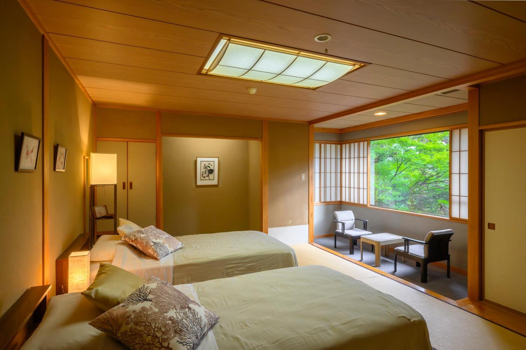 Senkeien Tsukioka Hotel Kaminoyama Dış mekan fotoğraf